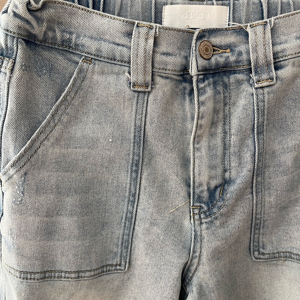 Vervet blue Faded Blue Denim Pants